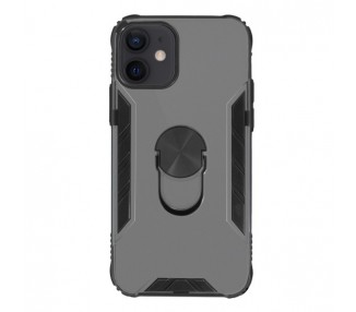 Funda Gel Antigolpe IPhone 12 / 12 Pro con Imán y Soporte de Anilla 360º