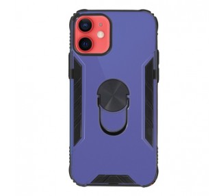 Funda Gel Antigolpe IPhone 12 Mini con Imán y Soporte de Anilla 360º