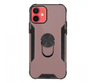 Funda Gel Antigolpe IPhone 12 Mini con Imán y Soporte de Anilla 360º