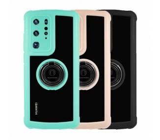 Funda Anti-Shock Huawei P40 Pro con Imán y Soporte de Anilla - 3 Colores