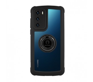 Funda Anti-Shock Huawei P40 con Imán y Soporte de Anilla - 3 Colores