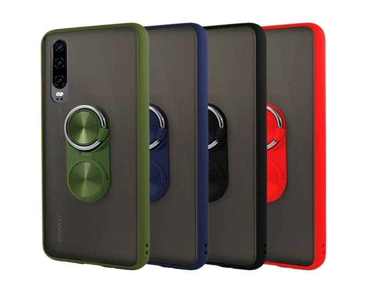 Funda Gel Huawei P30 Pop-Case con borde de color - 4 Colores