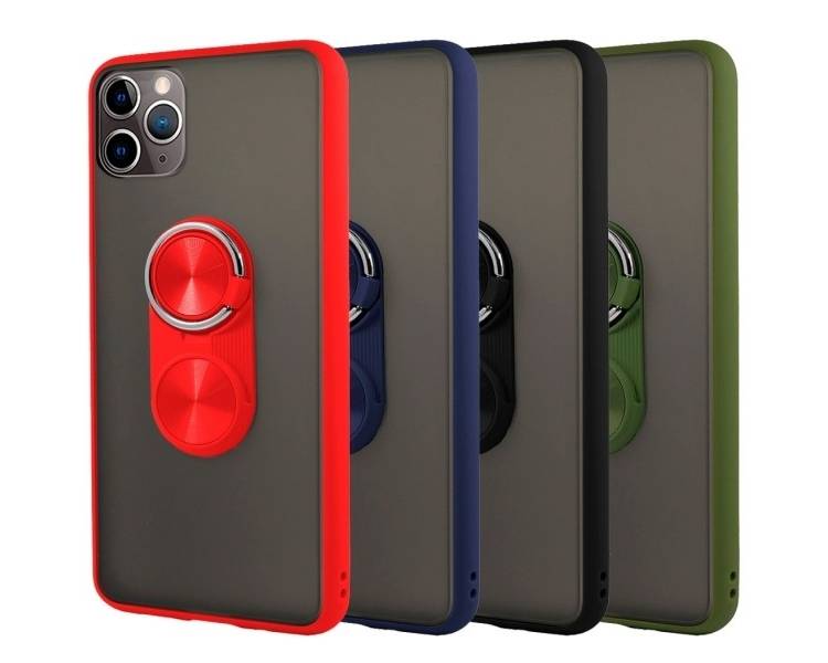 Funda Gel iPhone 11 Pro Max Pop-Case con borde de color - 4 Colores