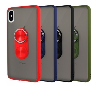 Funda Gel iPhone XS MAX Pop-Case con borde de color - 4 Colores