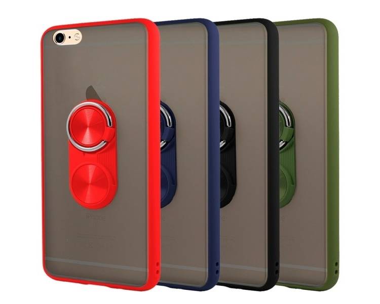 Funda Gel iPhone 6 Plus Pop-Case con borde de color - 4 Colores