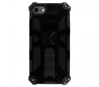 Funda Aluminio Antigolpe iPhone SE 2020 con Imán y Soporte de Pestaña