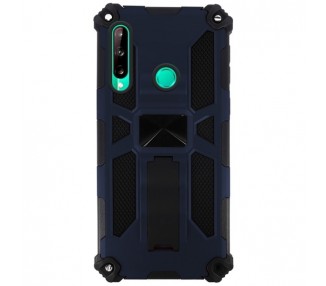 Funda Aluminio Antigolpe Huawei P40 Lite E con Imán y Soporte de Pestaña