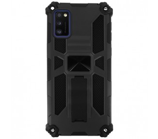 Funda Aluminio Antigolpe Samsung Galaxy A41 con Imán y Soporte de Pestaña