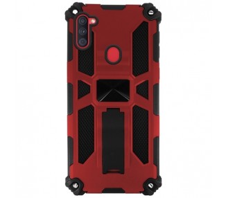 Funda Aluminio Antigolpe Samsung Galaxy A11 con Imán y Soporte de Pestaña