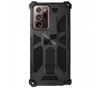 Funda Aluminio Antigolpe Samsung Galaxy Note 20 Ultra Imán y Soporte de Pestaña