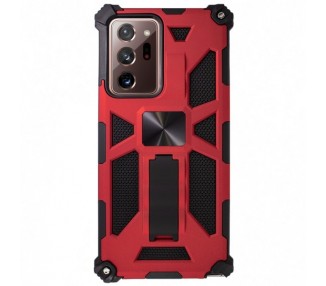 Funda Aluminio Antigolpe Samsung Galaxy Note 20 Ultra Imán y Soporte de Pestaña