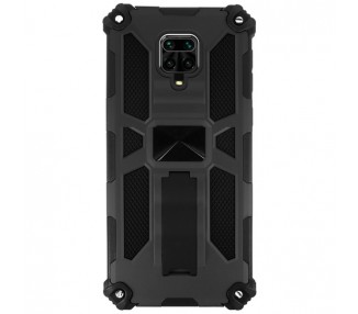 Funda Aluminio Antigolpe Xiaomi Redmi Note 9S/9 Pro Imán Soporte Pestaña