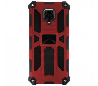 Funda Aluminio Antigolpe Xiaomi Redmi Note 9S/9 Pro Imán Soporte Pestaña