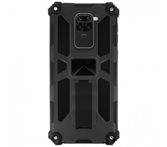 Funda Aluminio Antigolpe Xiaomi Redmi Note 9 con Imán y Soporte de Pestaña