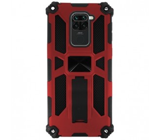 Funda Aluminio Antigolpe Xiaomi Redmi Note 9 con Imán y Soporte de Pestaña