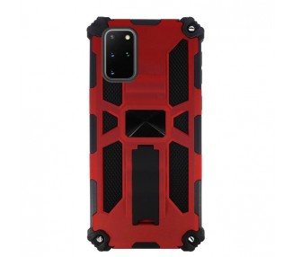 Funda Aluminio Antigolpe Samsung Galaxy S20 Plus con Imán y Soporte de Pestaña