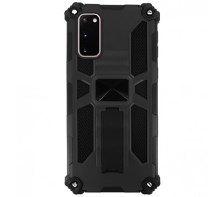 Funda Aluminio Antigolpe Samsung Galaxy S20 con Imán y Soporte de Pestaña