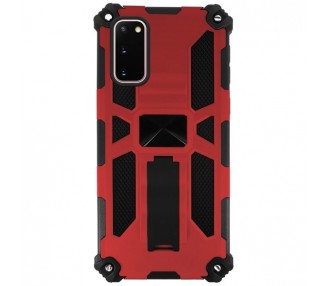 Funda Aluminio Antigolpe Samsung Galaxy S20 con Imán y Soporte de Pestaña