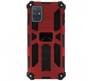 Funda Aluminio Antigolpe Samsung Galaxy A51 con Imán y Soporte de Pestaña