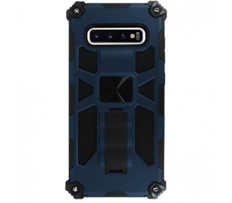 Funda Aluminio Antigolpe Samsung Galaxy S10 Plus con Imán y Soporte de Pestaña