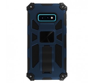 Funda Aluminio Antigolpe Samsung Galaxy S10E con Imán y Soporte de Pestaña