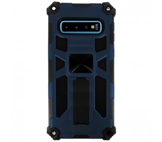 Funda Aluminio Antigolpe Samsung Galaxy S10 con Imán y Soporte de Pestaña