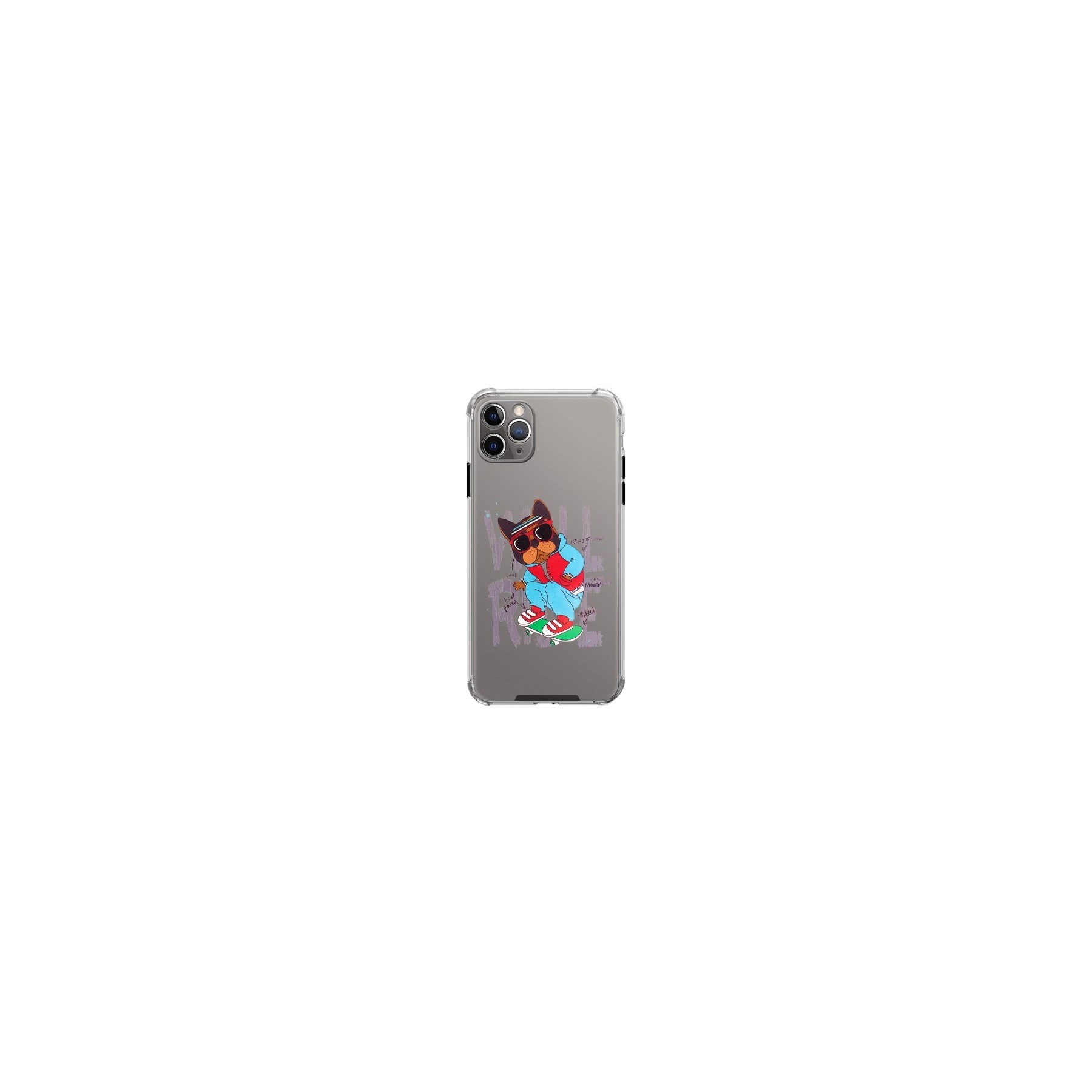Funda Antigolpe iPhone 11 Pro Max Gel con esquinas Reforzadas Perro