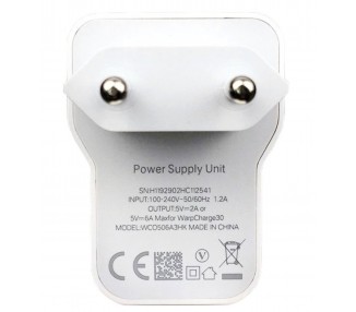 Cargador Original Carga Rápida para OnePlus 7 Pro, 7T Pro, 7, 6, 6T