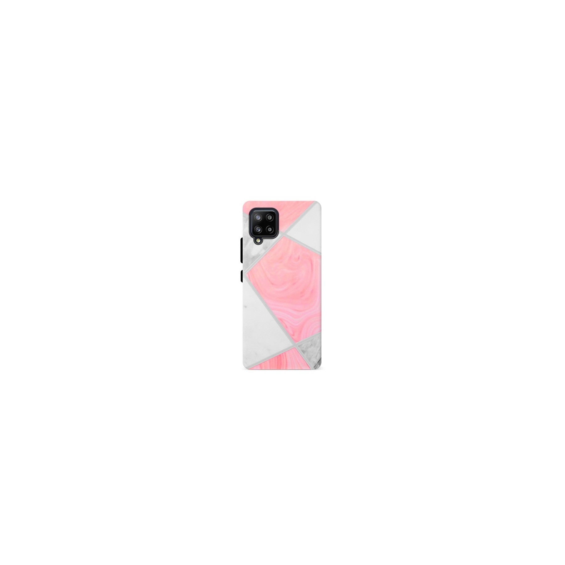 Funda Gel doble capa para Samsung Galaxy A42 5G - Geométrico Rosa