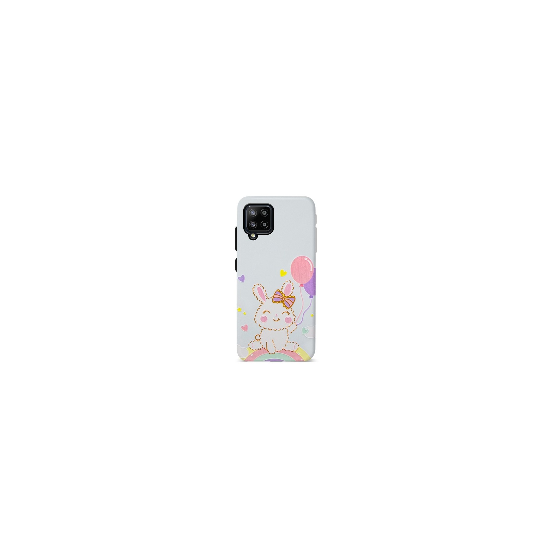 Funda Gel Relieve Samsung Galaxy A42 -Conejo