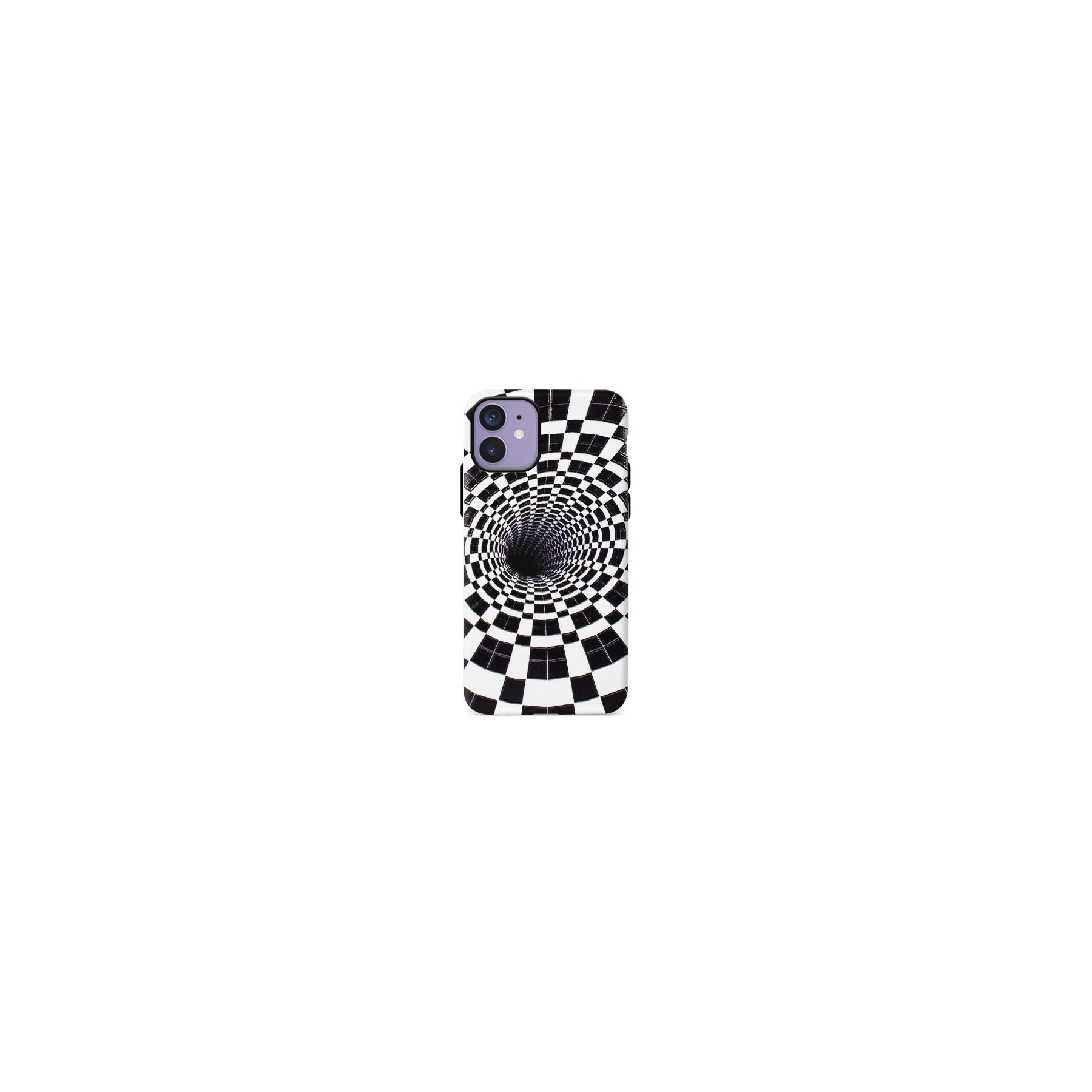 Funda Gel Doble Capa IPhone 11 - Cuadricula