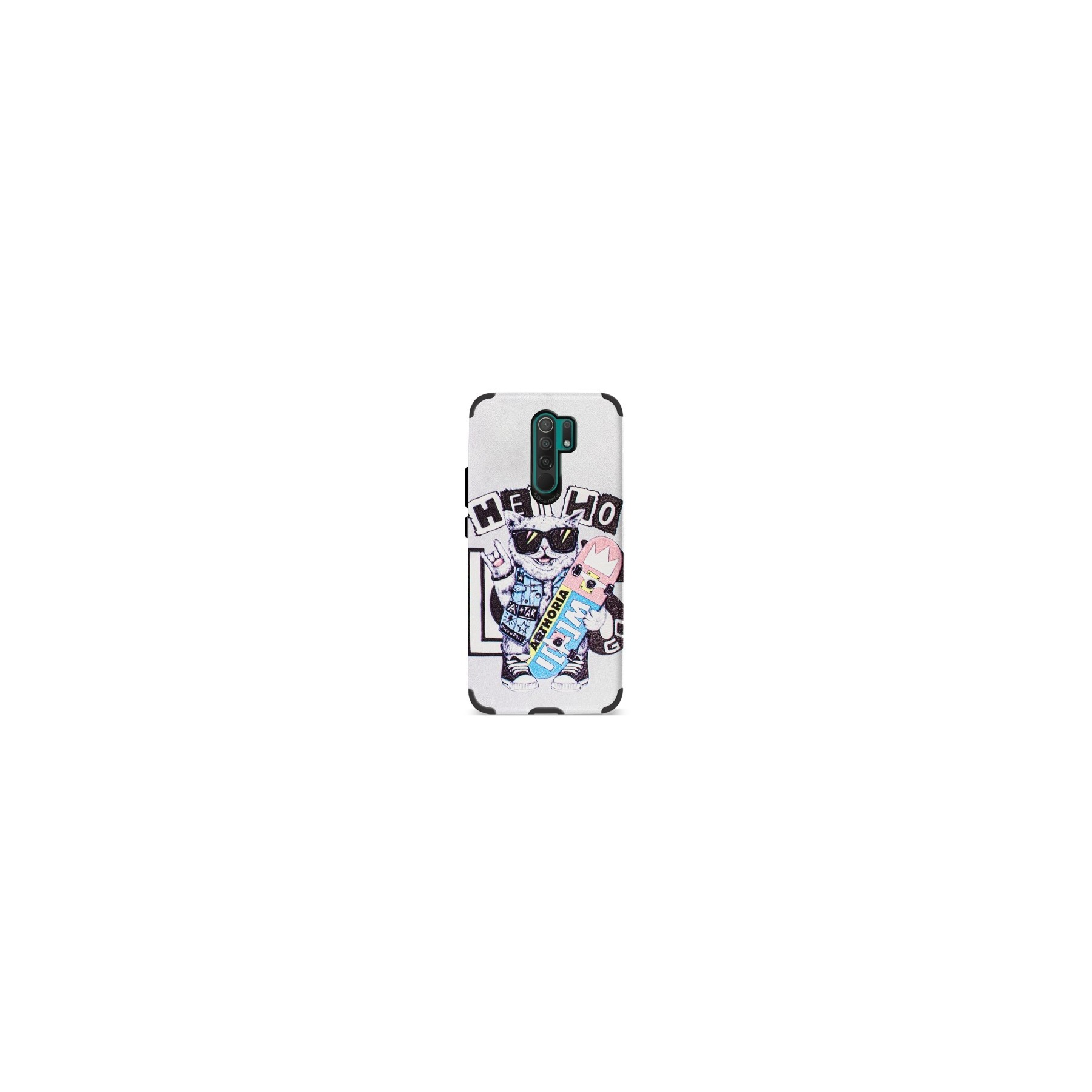 Funda Gel Relieve Xiaomi Redmi 9 - Gato