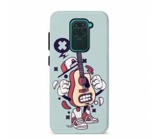 Funda Gel Doble Capa Xiaomi Redmi Note 9 - Guitarra
