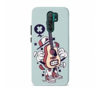 Funda Gel Doble Capa Xiaomi Redmi 9 - Guitarra
