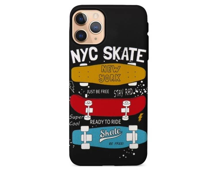 Funda Gel Doble Capa IPhone 11 Pro - NYC Skate