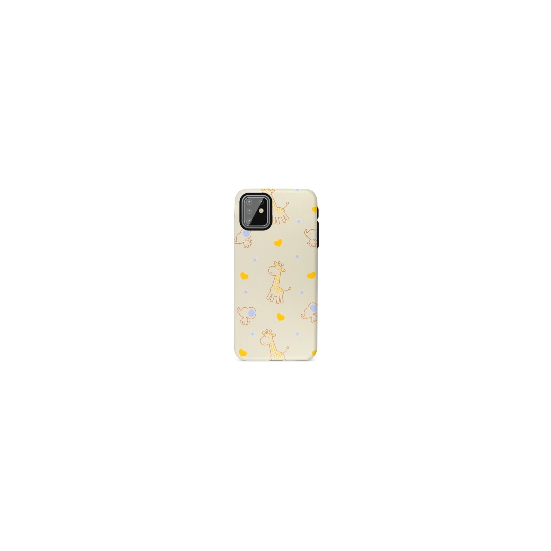 Funda Gel Doble Capa Samsung Galaxy A81/Note 10 Lite Girafas y Elefentes