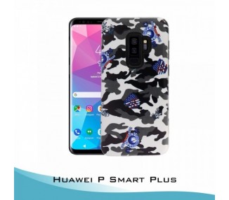 Funda Huawei P Smart Plus Gel 2 piezas Americano