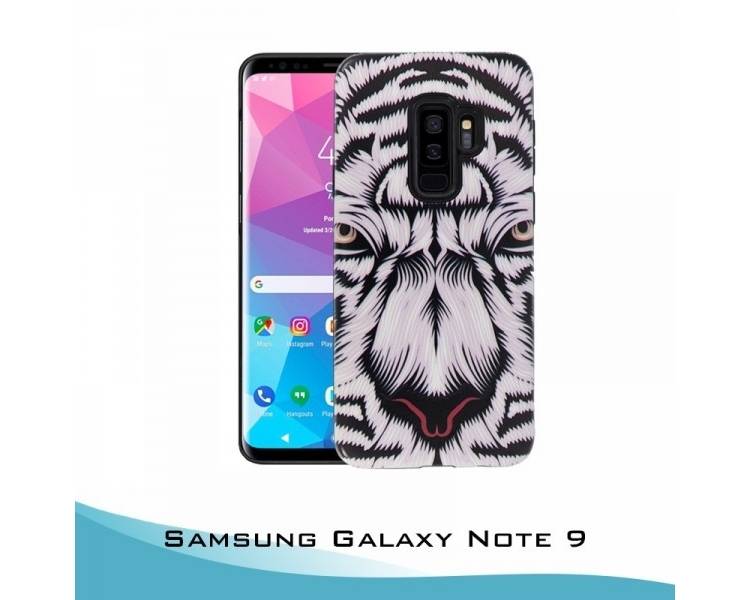 Funda Samsung Galaxy Note 9 Gel 2 piezas Tigre