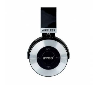 Auricular Cascos Con Bluetooth BWOO BW-380 Negro