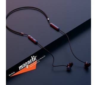 Auriculares Bluetooth MOXOM MX-WL02 Magnéticos Negro