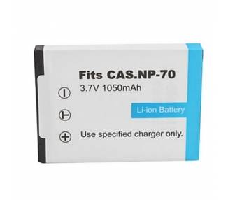 Batería para cámara Digital para CASIO Fits CAS.NP-70