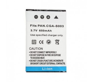 Batería para cámara Digital para Panasonic Fits PAN.003E