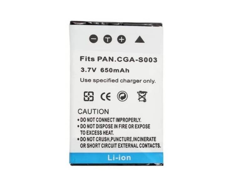 Batería para cámara Digital para Panasonic Fits PAN.003E