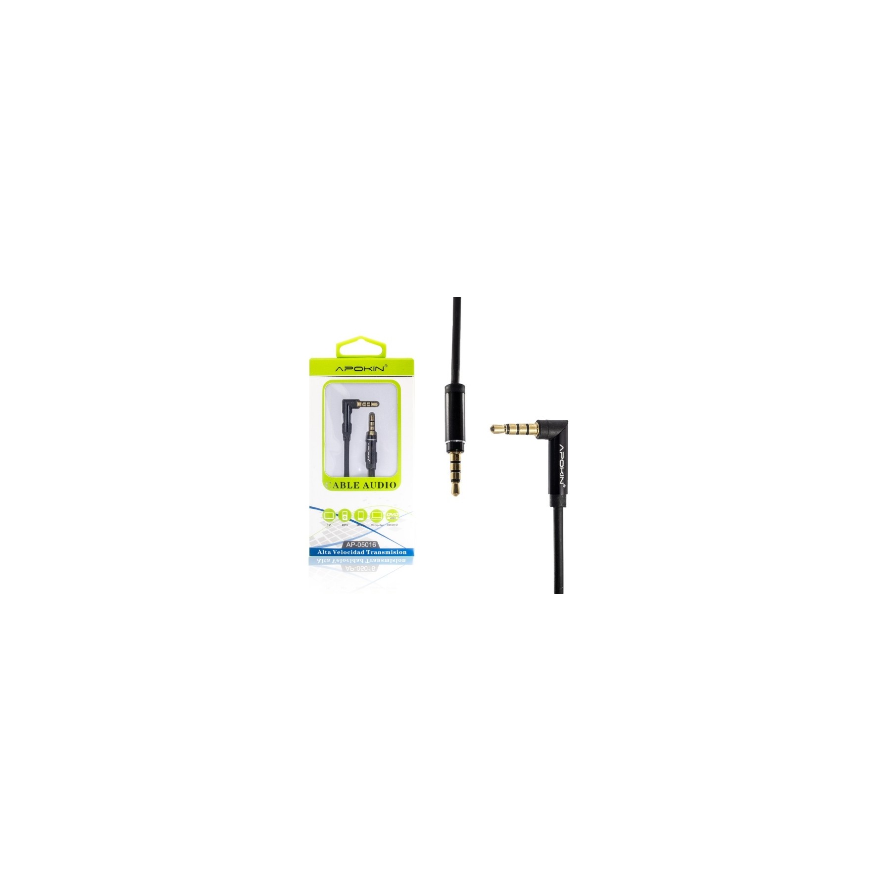 Cable Audio APOKIN Minijack 3.5mm Forma L