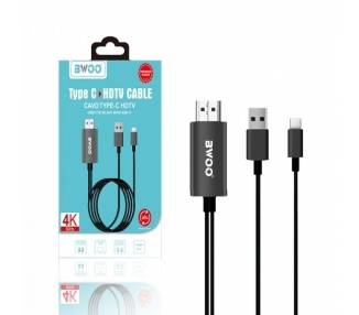 Cable BWOO HD05 HDTV Tipo C 4K 1.8m