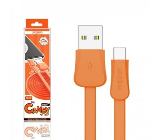 Cable Candy Moxom CC-79 de Carga Rápida 2.4A - Tipo C 4 Colores