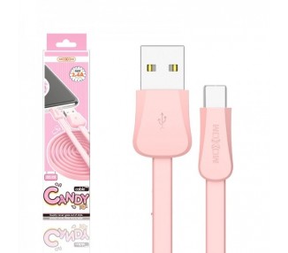 Cable Candy Moxom CC-79 de Carga Rápida 2.4A - Tipo C 4 Colores