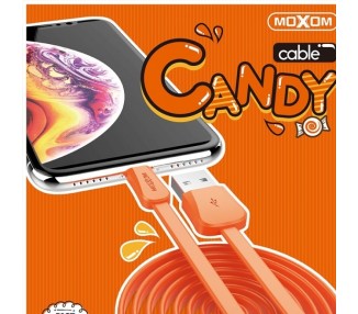 Cable Candy Moxom CC-79 de Carga Rápida 2.4A - Tipo C 4 Colores