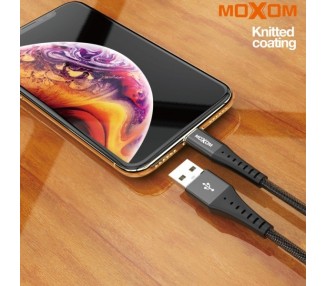 Cable Moxom CC-72 de Carga Rápida 2.4A - Tipo C 2 Colores