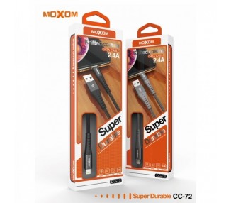 Cable Moxom CC-72 de Carga Rápida 2.4A - Tipo C 2 Colores